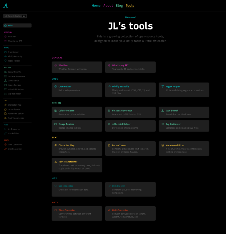 Tools Website