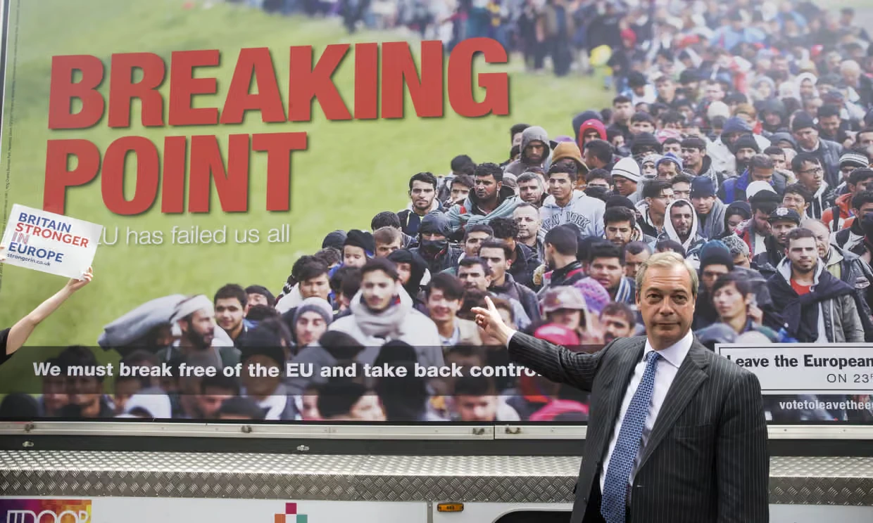 Nigel Farage's anti-migrant poster